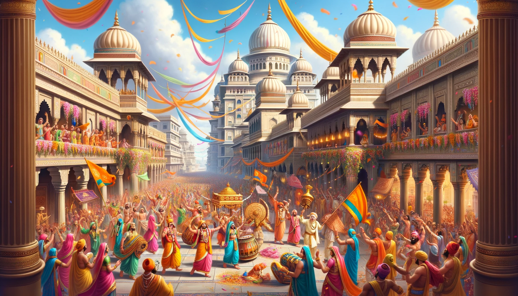 The Citizens of Ayodhya Rejoice